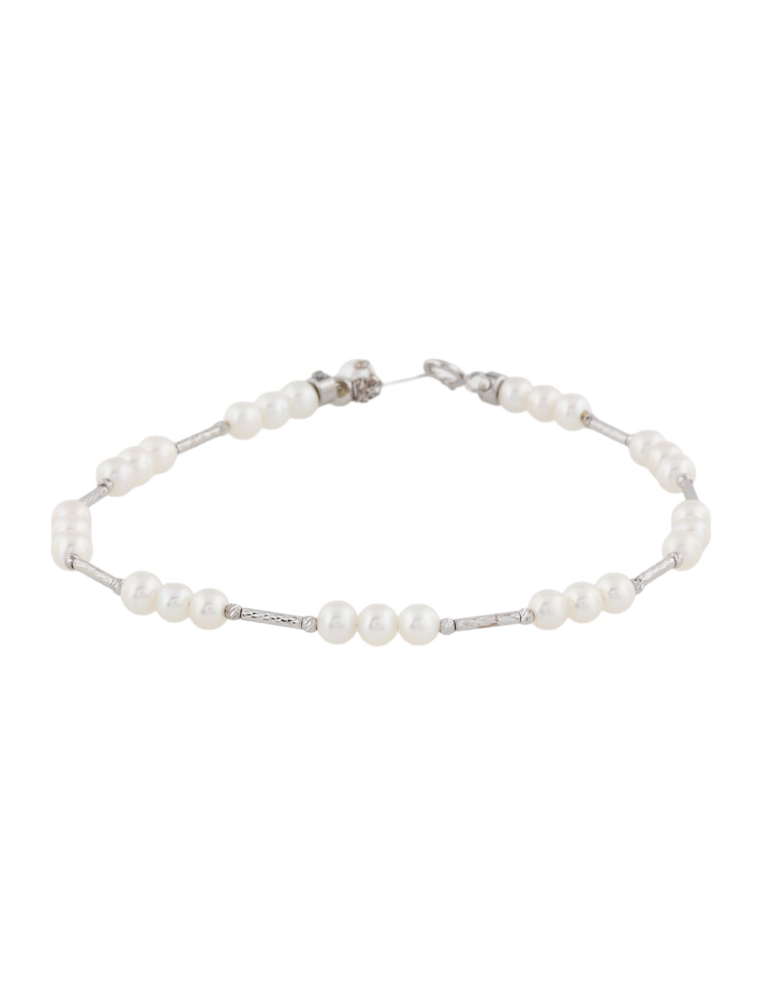 Bracelet 18K Pearl Station Bracelet